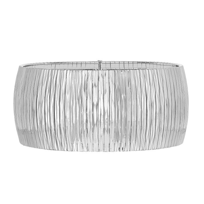 Sterling Silver Cubetto Cuff Bracelet