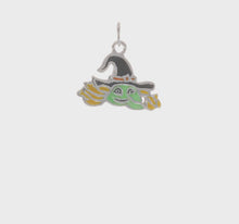 Load and play video in Gallery viewer, Sterling Silver Witch Charm

