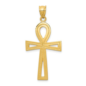 14k Gold Egyptian Cross