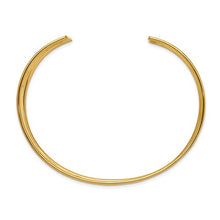 Load image into Gallery viewer, 14K Gold 19mm Hammered Cuff Bangle
