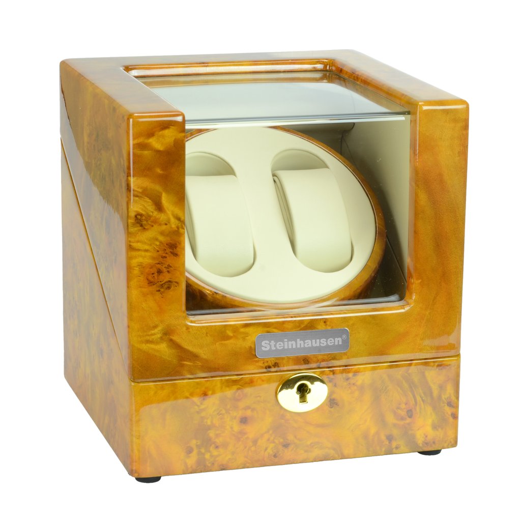 Steinhausen Heritage Double Watch Winder Burlwood