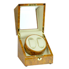 Load image into Gallery viewer, Steinhausen Heritage Double Watch Winder Burlwood
