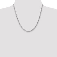 Load image into Gallery viewer, 14k White Gold Figaro Chain. 20 inches
