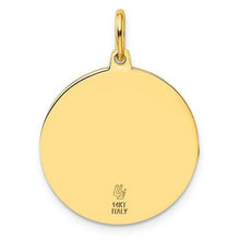 Load image into Gallery viewer, Leslie&#39;s 14k Polished and Satin Round St. Christopher Pendant
