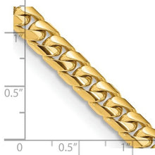 Load image into Gallery viewer, 14K Solid Gold Miami Cuban Link with Lobster Clasp Chain. 22 inches long
