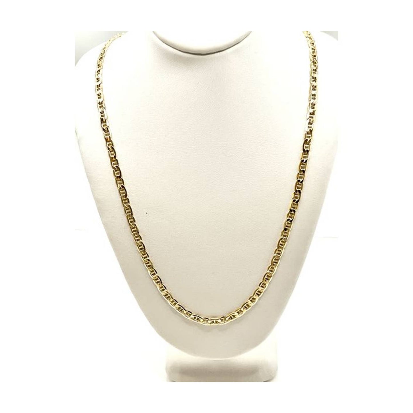 10k Gold Anchor Link Chain- 22 inches long- 4mm wide