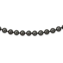 Load image into Gallery viewer, New Men&#39;s Black Pearl Necklace, 24 inches long
