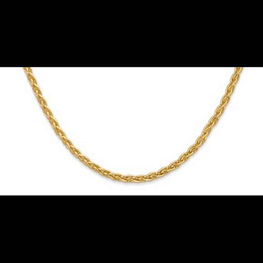 14k gold wheat chain. New