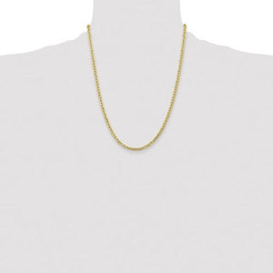 10k Gold Anchor Link Chain- 22 inches long- 4mm wide
