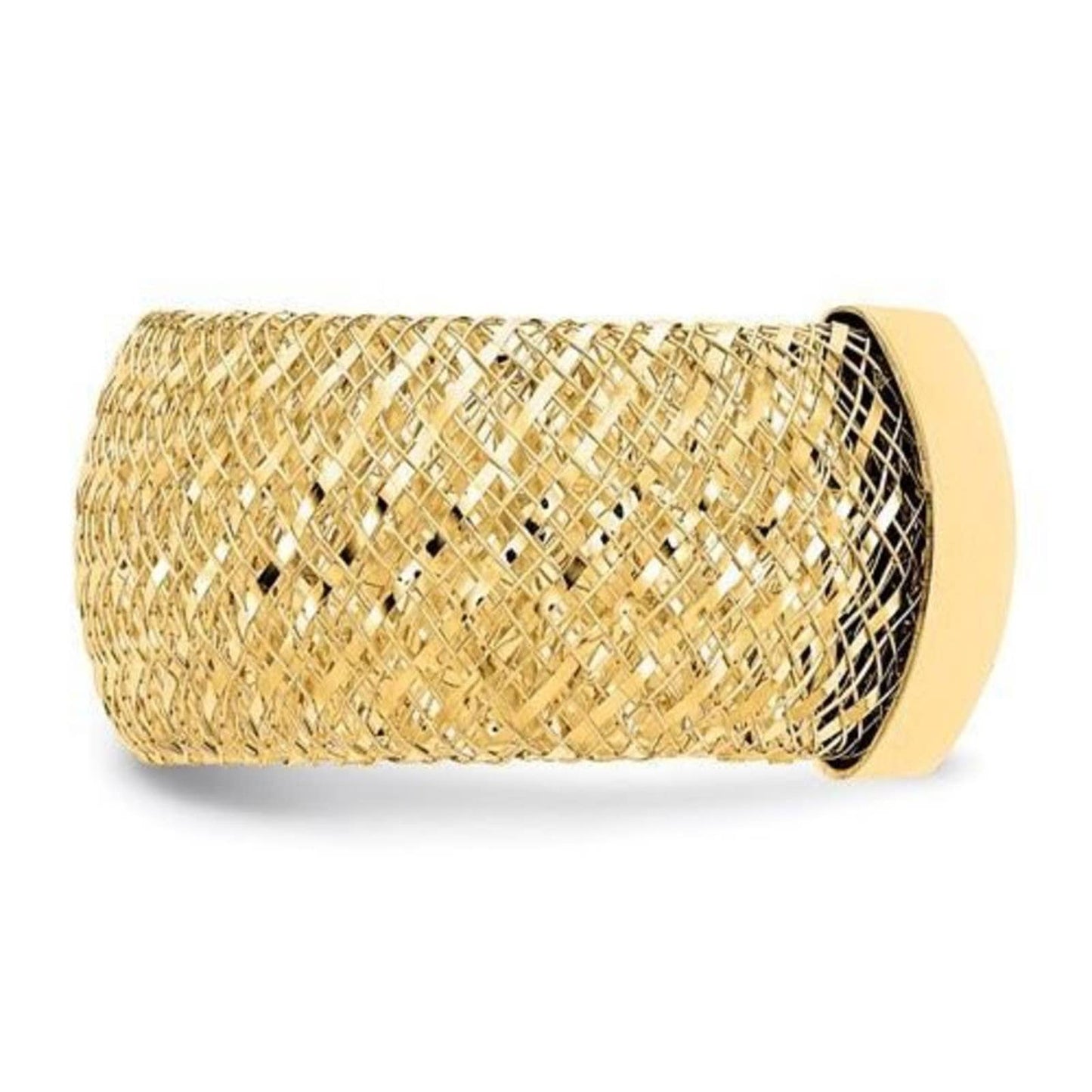 14K Gold Stretch Ring by Leslies Jewelry