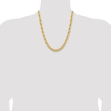 Load image into Gallery viewer, 14K Gold 20 inch Solid Miami Cuban Link with Lobster Clasp Chain
