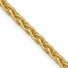 Load image into Gallery viewer, 14k gold wheat chain. New
